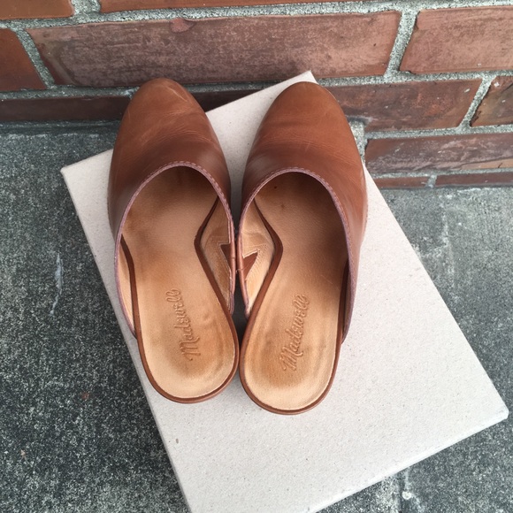 Madewell Harper Mule | saddle brown leather - Picture 6 of 7
